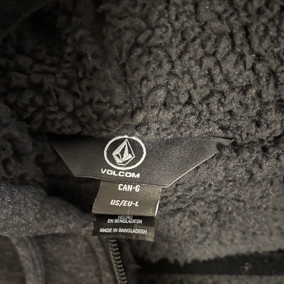 Volcom-Men's Sherpa Hoodie Sweater - Picture 6 of 6